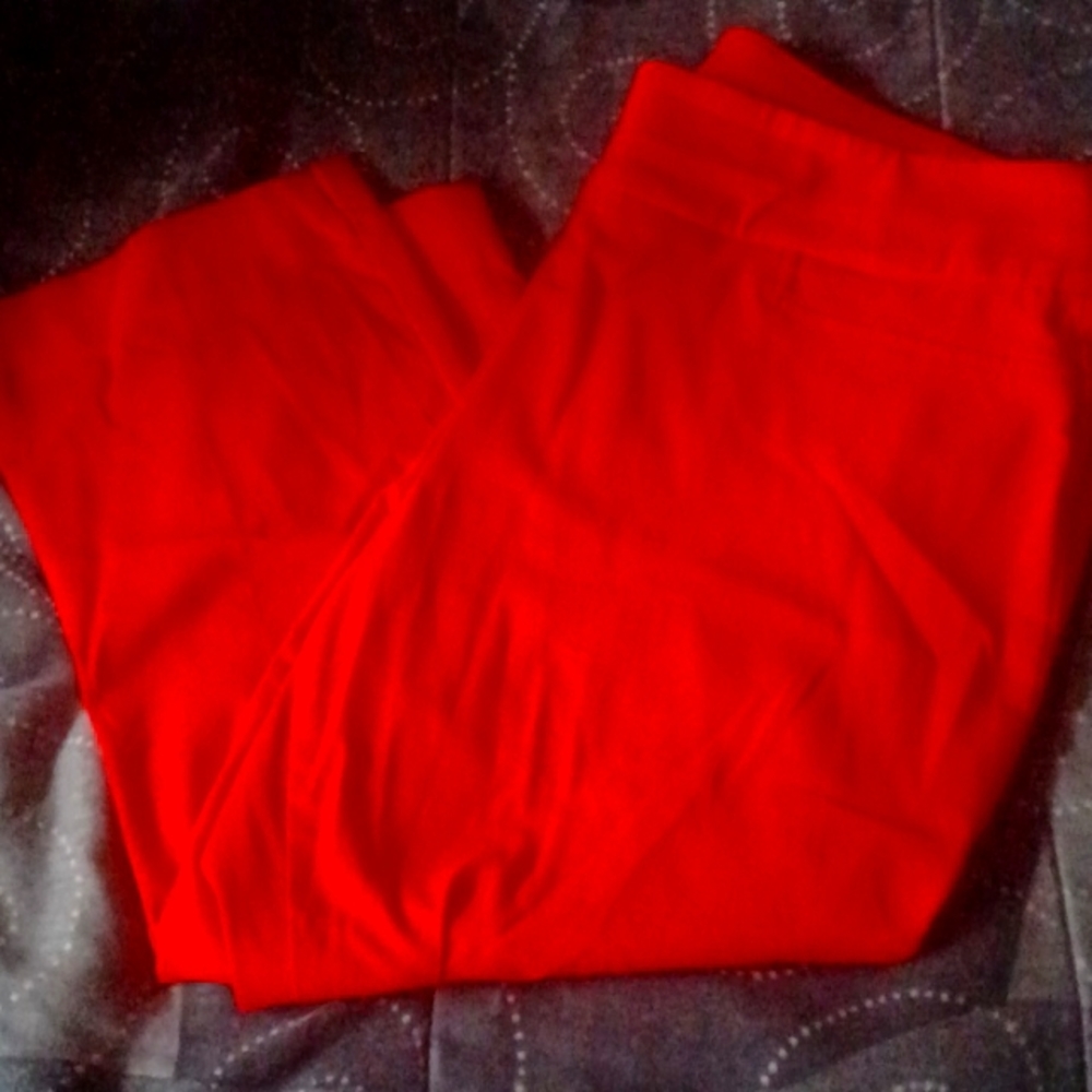 Dress Red ankle pants
